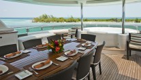 Yacht AMARULA SUN -   Sundeck Dining and jacuzzi